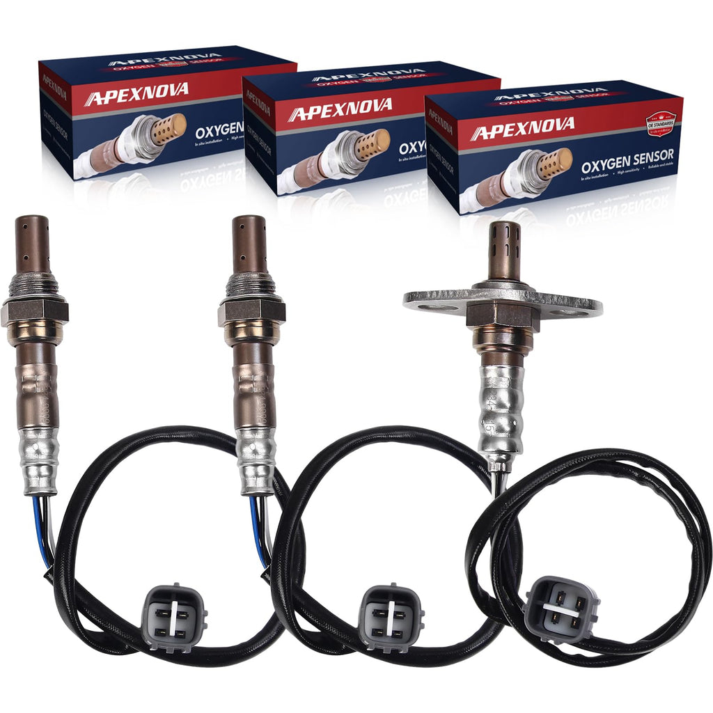 3PCS O2 Oxygen Sensor Upstream Downstream for Highlander 3.0L V6 2001-2003