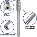 Burkit 1/4"-24 UNC Tap and Die Set Right Hand