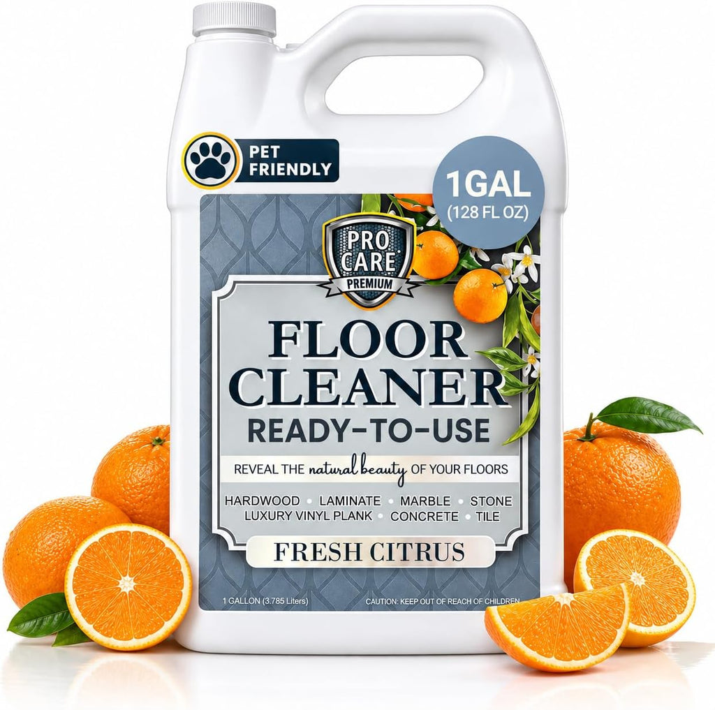 Floor Cleaner (Made in USA) | Streak-free Cleaner for Tile, Stone, Laminate, Vinyl & Natural Wood Floor Cleaner for