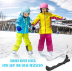 Ice Skate Guards, 2 Pack, Hockey Shoes Ice Skates Blade Covers, Adjustable Figure Skate Protector Accessories