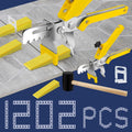 Tile Leveling System with Tile Plier and Rubber Mallet Tile Leveler Tool | 1000 Piece Tile Spacers Clips and 200