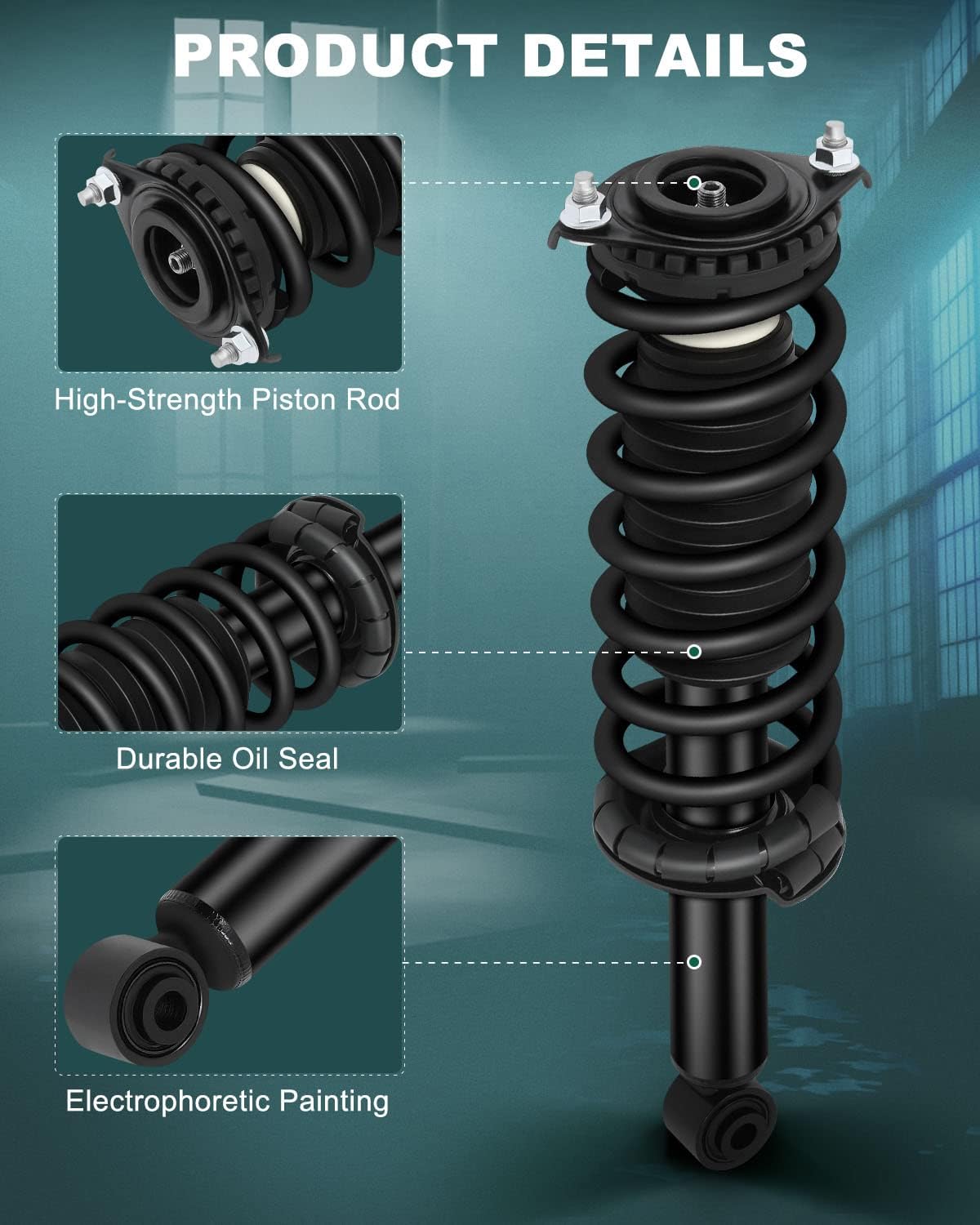 AUTOMUTO Rear Strut Spring Assembly Fit for 2005-2007 for Subaru Outback