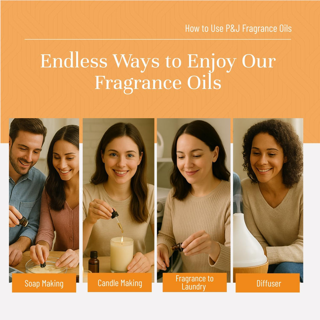 Fragrance Oils for Diffusers for Home Spice Set Fragrance Scents for Candle Making - Soap Making Supplies - Car