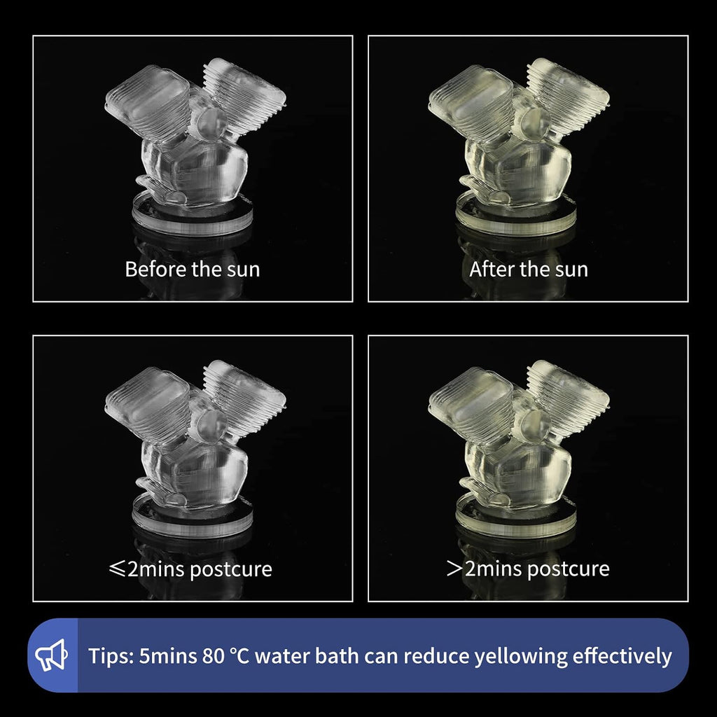 Water Washable 3D Printer Resin, 405nm High Precision UV-Curing 3D Resin, Low Shrinkage Standard Photopolymer Resin
