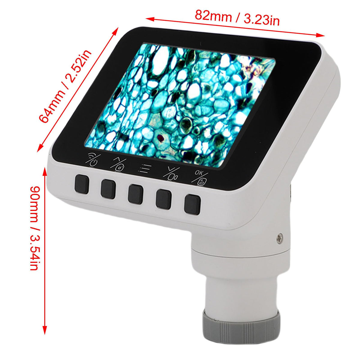 WiFi Telescope Camera Digital Eyepiece, 2.8in Display 1080P HD Video Live View, Wireless Astronomy Camera for