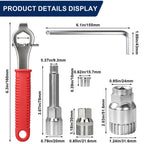 Bicycle Crank Puller Set, Bike Crank Removal Tool, Crank Arm Puller