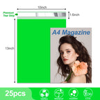 Thank You Poly Mailers 10x13 Inch, 25 PCS, Green