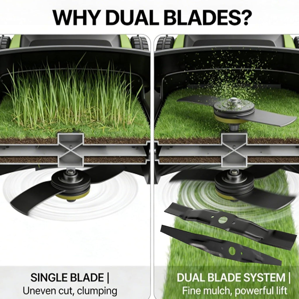 72511-VE1-020 72531-VE2-020 21" Mulching Mower Blade Kit, 2-Pack