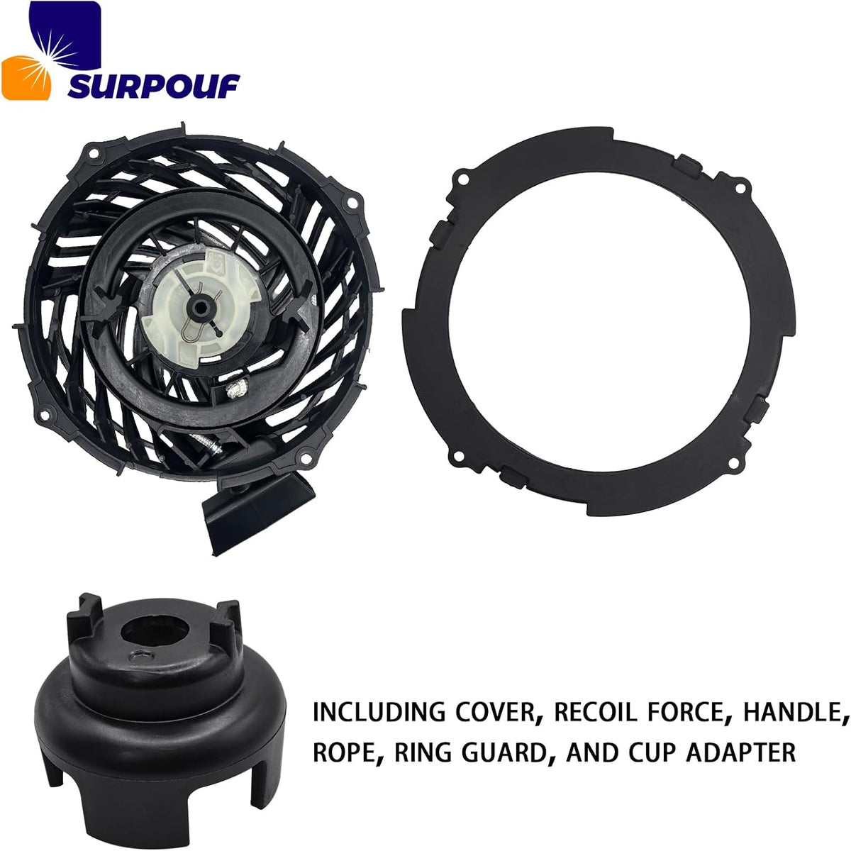 593959 593960 Pull Recoil Starter Fits for Briggs & Stratton Lawn Mowers Replace Kits