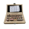 32Pcs Block Gauge Set, 0/1 Grade, High Speed Steel for Carpenter, Inspection and Measurement Wear-Resistant(32 pcs 0 Grade)