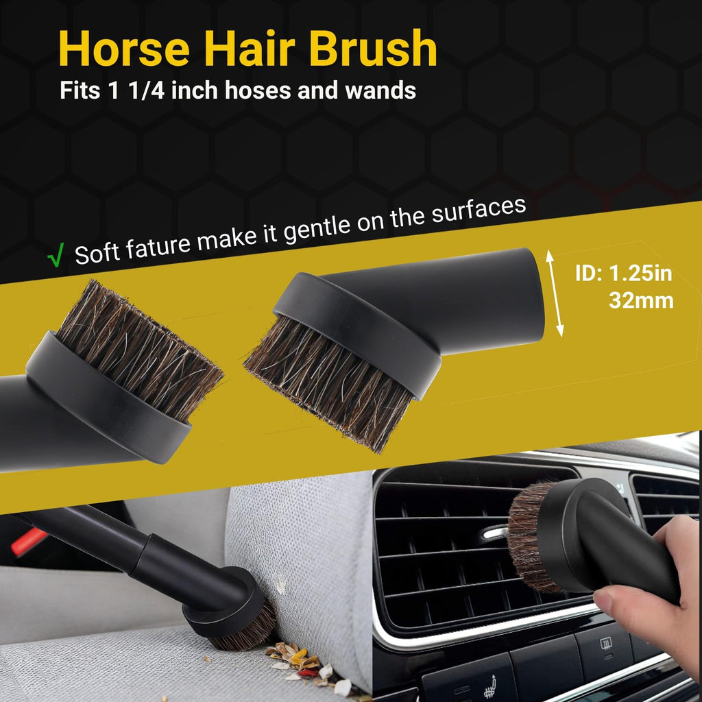 GIBTOOL 6 Pcs Vacuum Attachments Accessories Cleaning Kit