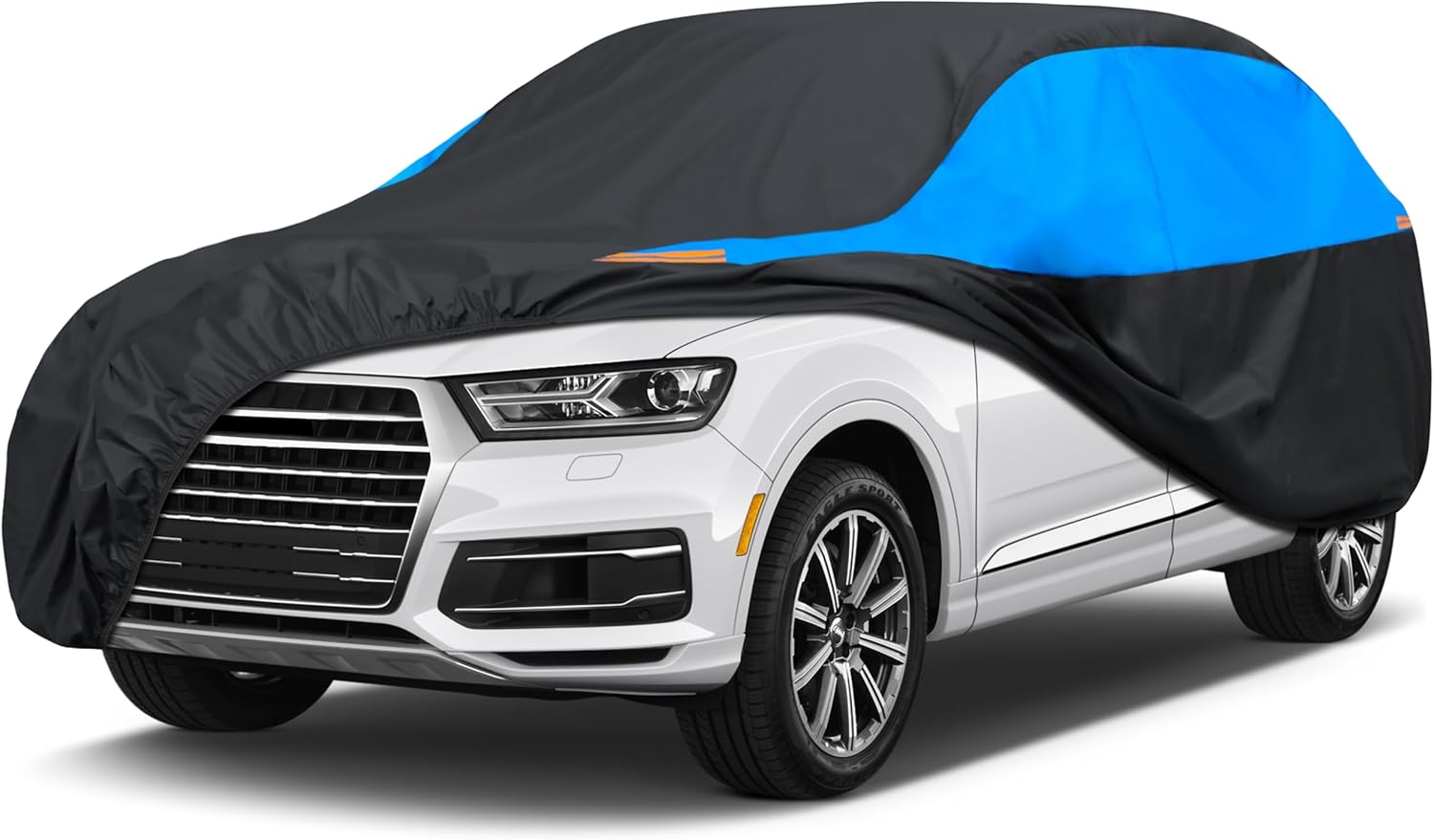 Waterproof Car Cover All Weather Snowproof UV Protection Windproof Outdoor Full car Cover, Universal Fit for Sedan