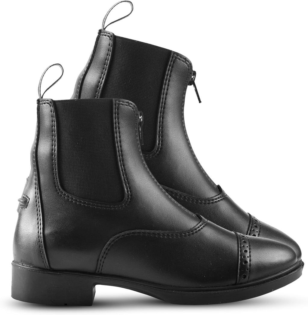 Wexford Womens' Paddock Boots Synthetic Leather Zip Design Footwear