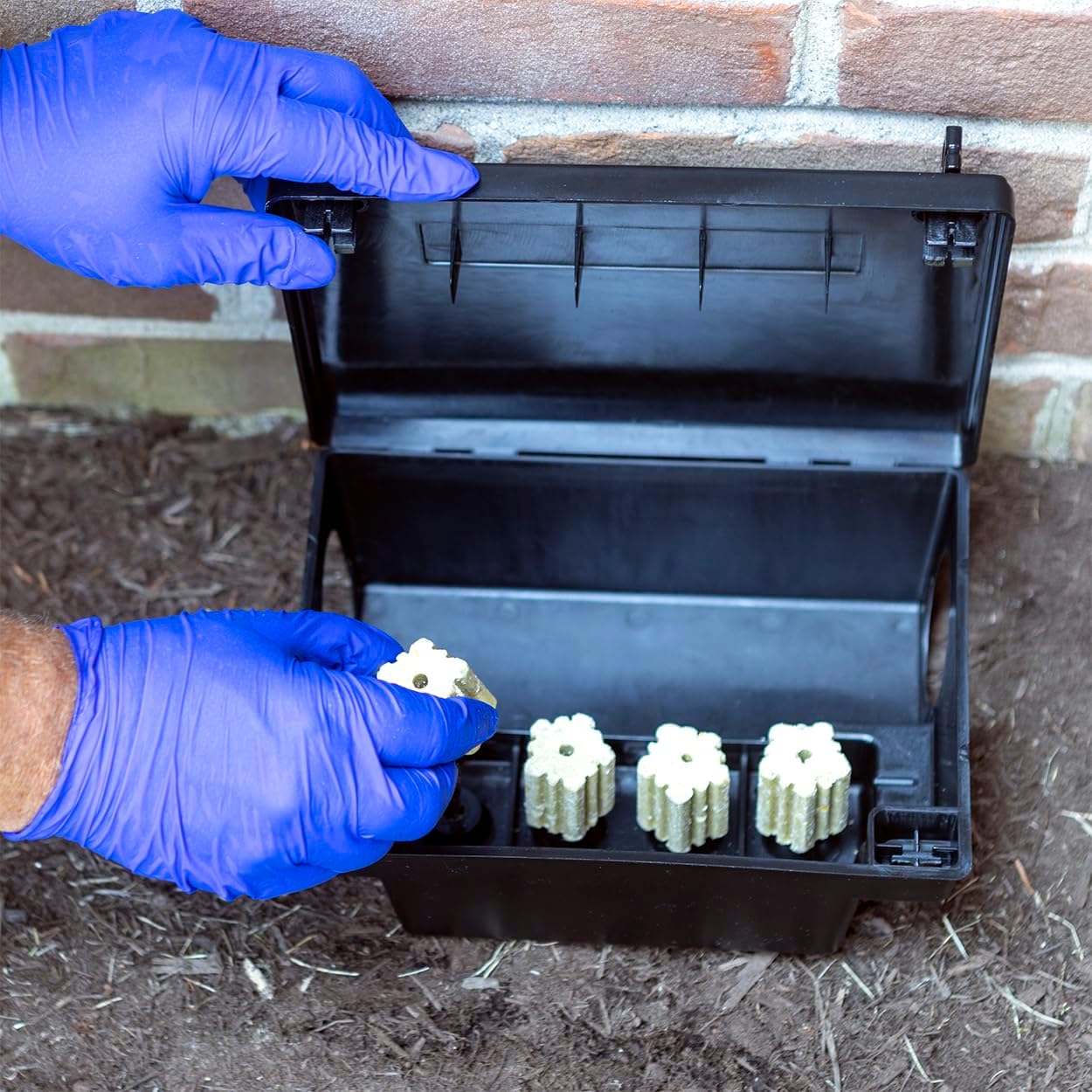 000550 Rodent Bait Station, Black