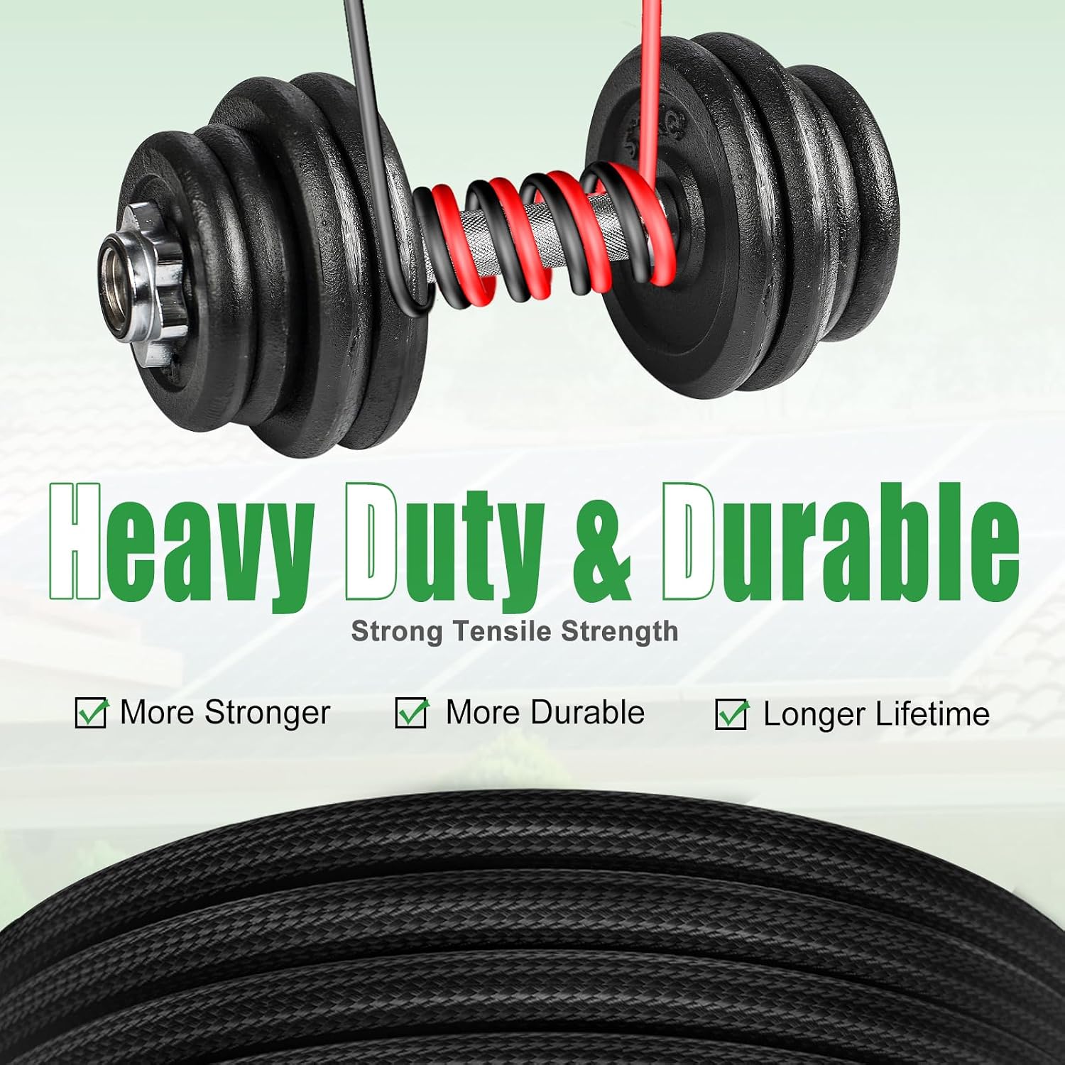 Twin Wire 30 Feet Solar Extension Cable 10AWG with -IP67- Female and Male Connector, Bonus Four Pairs of Free