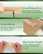 2-Pack Water Activated Kraft Paper Tape