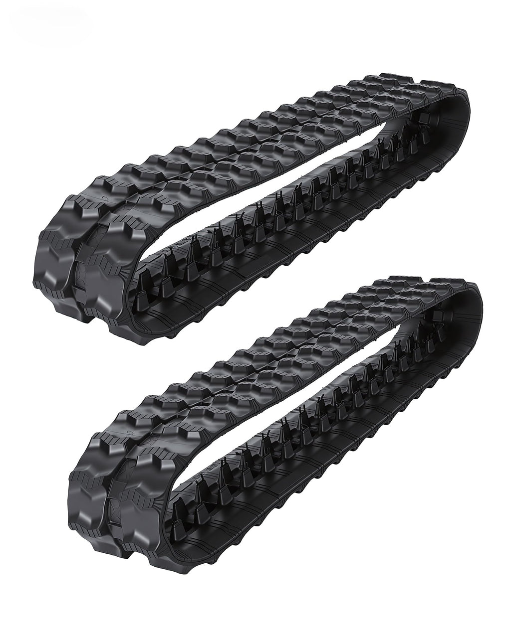 Garvee 180x60x35 Rubber Tracks Set of 2 - Mini Excavator Replacement Tracks with High-Strength Rubber, Heavy Duty and Tear-Resistant