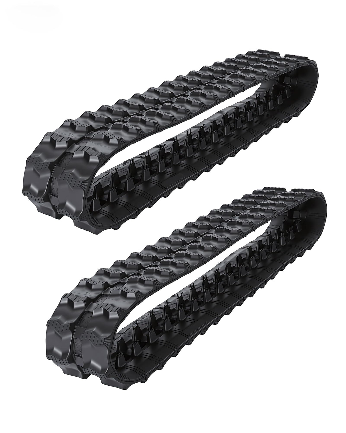Garvee 180x60x35 Rubber Tracks Set of 2 - Mini Excavator Replacement Tracks with High-Strength Rubber, Heavy Duty and Tear-Resistant