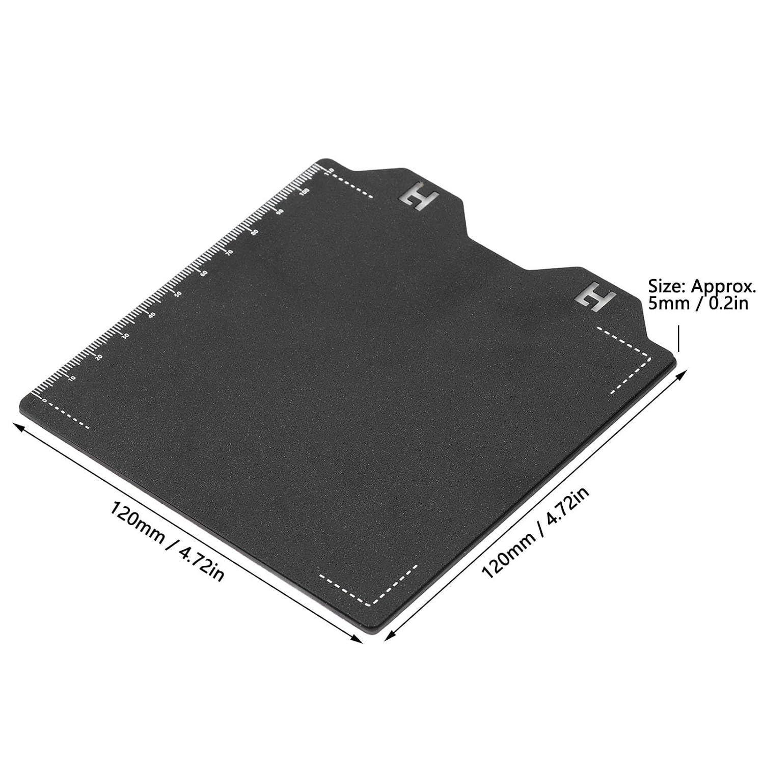 PEI Spring Steel Build Plate, Magnetic Flexible Heated Bed Surface for 3D Printing Hobbyists Textured Smooth Double