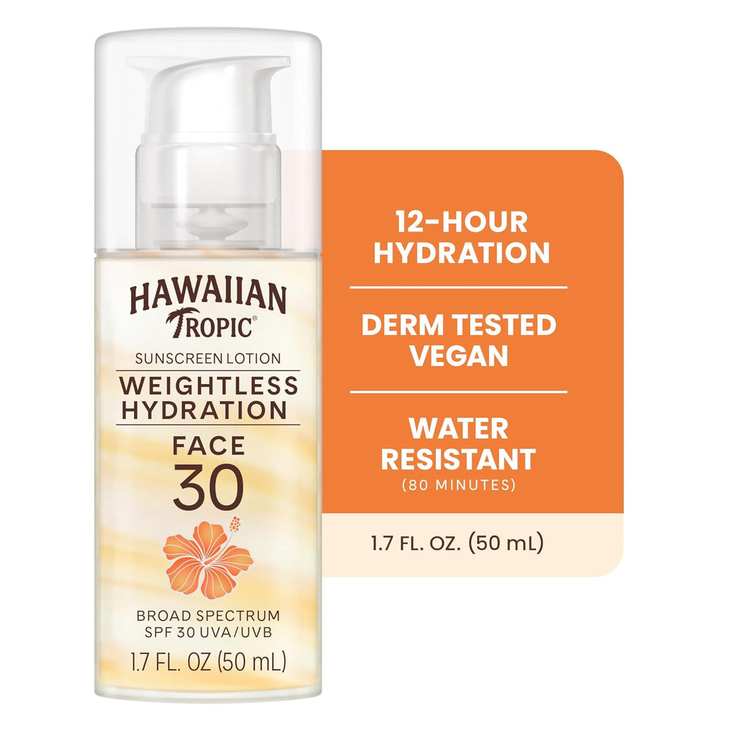 Weightless Hydration SPF 30 Face Sunscreen, 1.7 Fl Oz