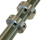Axle Collar 1 Inch Bore, split and Keyed.(2 Pack)