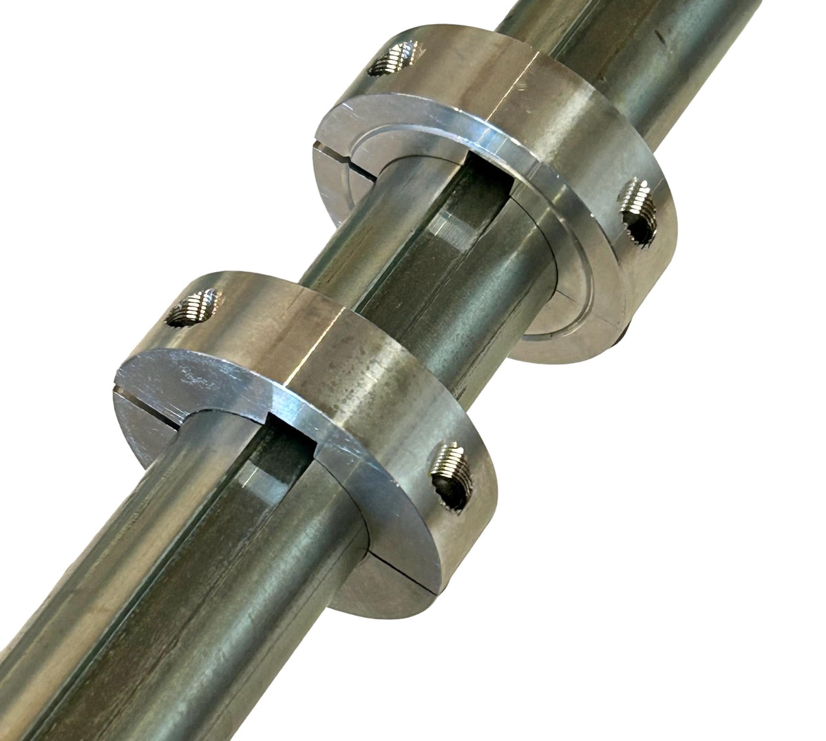 Axle Collar 1 Inch Bore, split and Keyed.(2 Pack)
