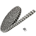 Jeremywell 80SS Stainless Steel Roller Chain 10 Feet with 1 Connecting Link