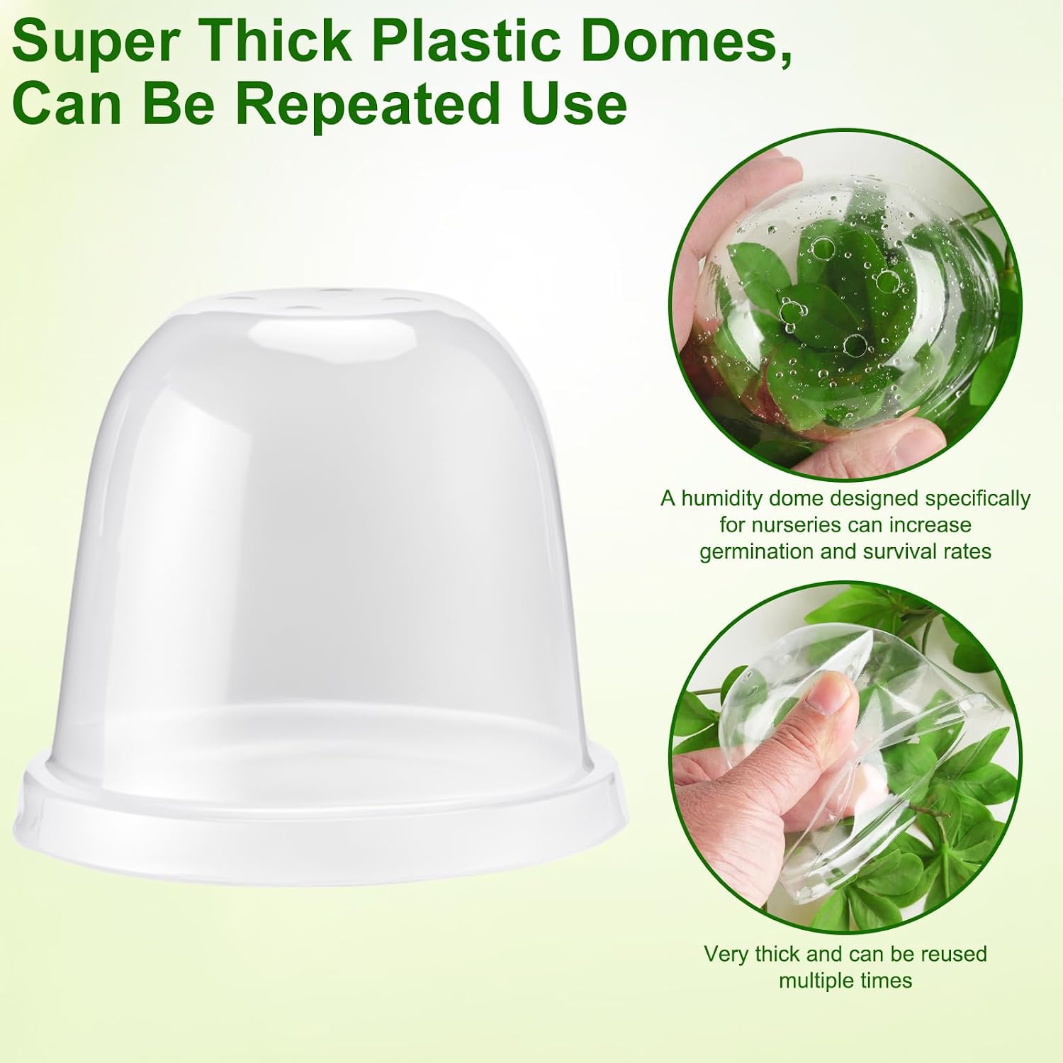 36 Set 3.15 Inch Peat Pots Plant Starters for Seedling with Humidity Dome,Herb Seed Starter Pots Kits, Garden