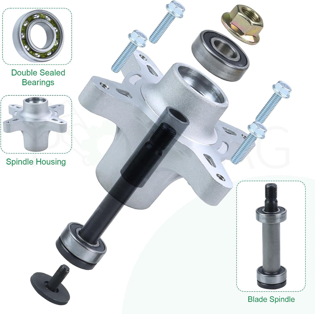 2 Pack 139-3214 Spindle Assembly for Toro 42" SS4225 Deck Rebuild