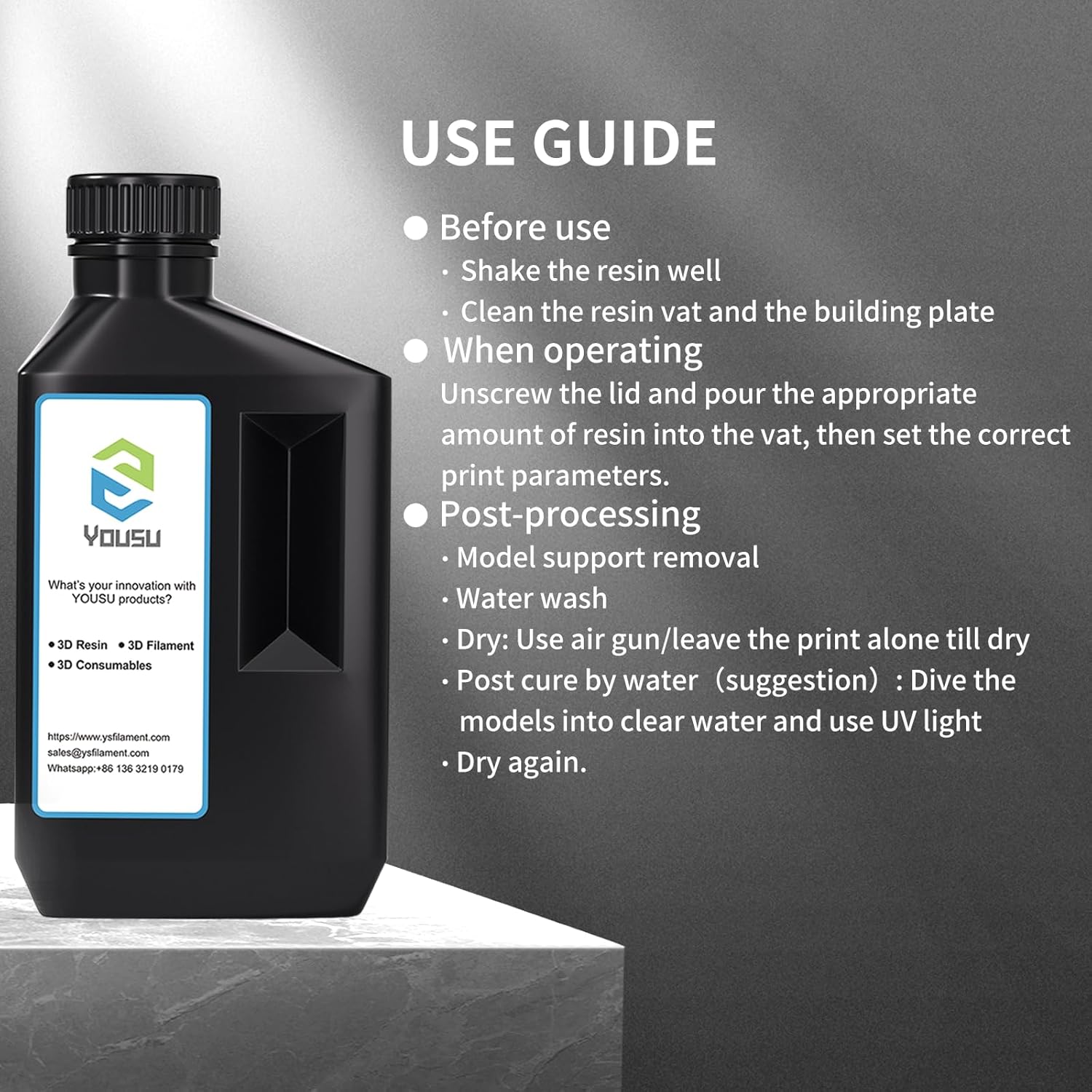 Flexible Tough (Shore 80A) 3D Printer Resin, Soft Rubber/TPU Like 3D Printing Resin1, High Elongation 405nm Fast