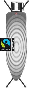 Comfort Ironing Board with Left/Right Adjustable Steam Iron Rest | Medium (Size B) | Fairtrade Titan Oval Cover |