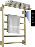 Heated Towel Racks for Bathroom, Hot Towel Warmer with 24hr Timer Stainless Steel Wall Mounted Electric Towel Warmers