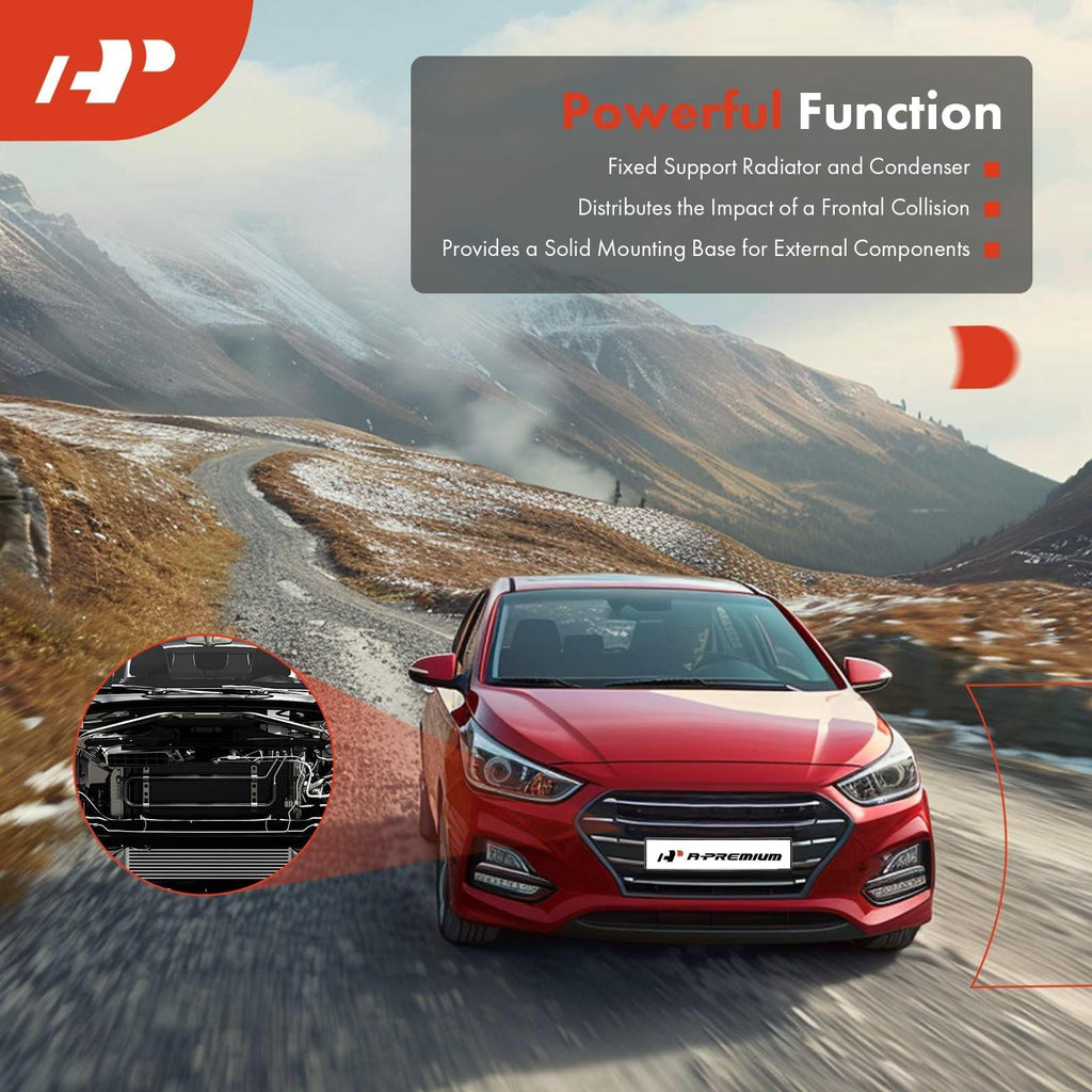 A-Premium Upper Radiator Core Support Compatible with Mazda