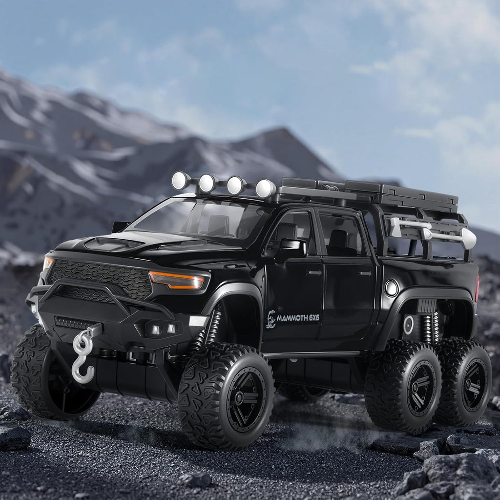 Toy Trucks for Boys 1/32 Diecast Trucks Metal Mammoth Model Truck Toy | Collectible Pickup Truck Model Kit,Pull Back