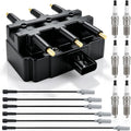 UF305 Ignition Coil XP5263 Iridium-Platinum Spark Plug Wire Set Fit for Chrysler Pacifica 2005-2008 Town & Country