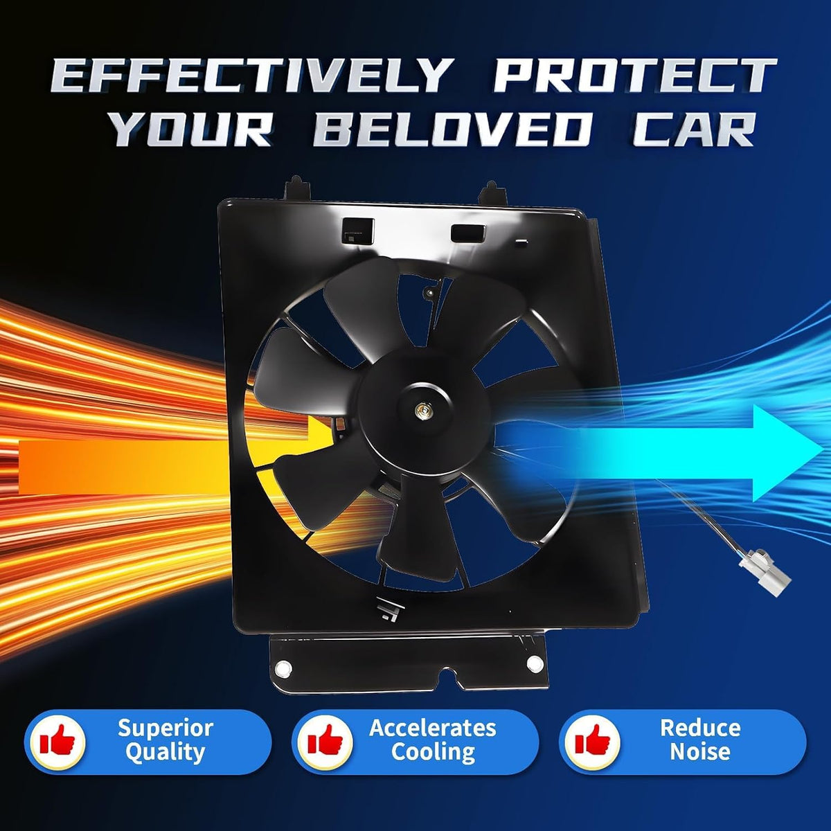 Cooling Fan 620-233 Compatible with CR-V Element 2002-2006