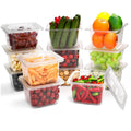 12 Pack Plastic Food Pan with Lids 1/6 Size 4 Inch Deep