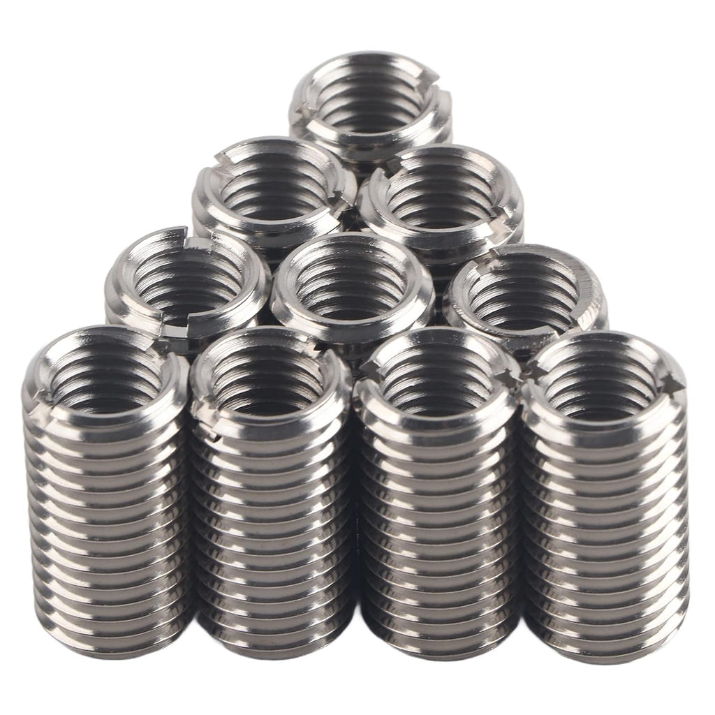 BORDSTRACT 10Pcs Threaded Insert Reducing Nut,M12 X 1.75 to M16 X 2