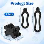 2 Pcs Bike Flashlight Mount, Bike Light Mount
