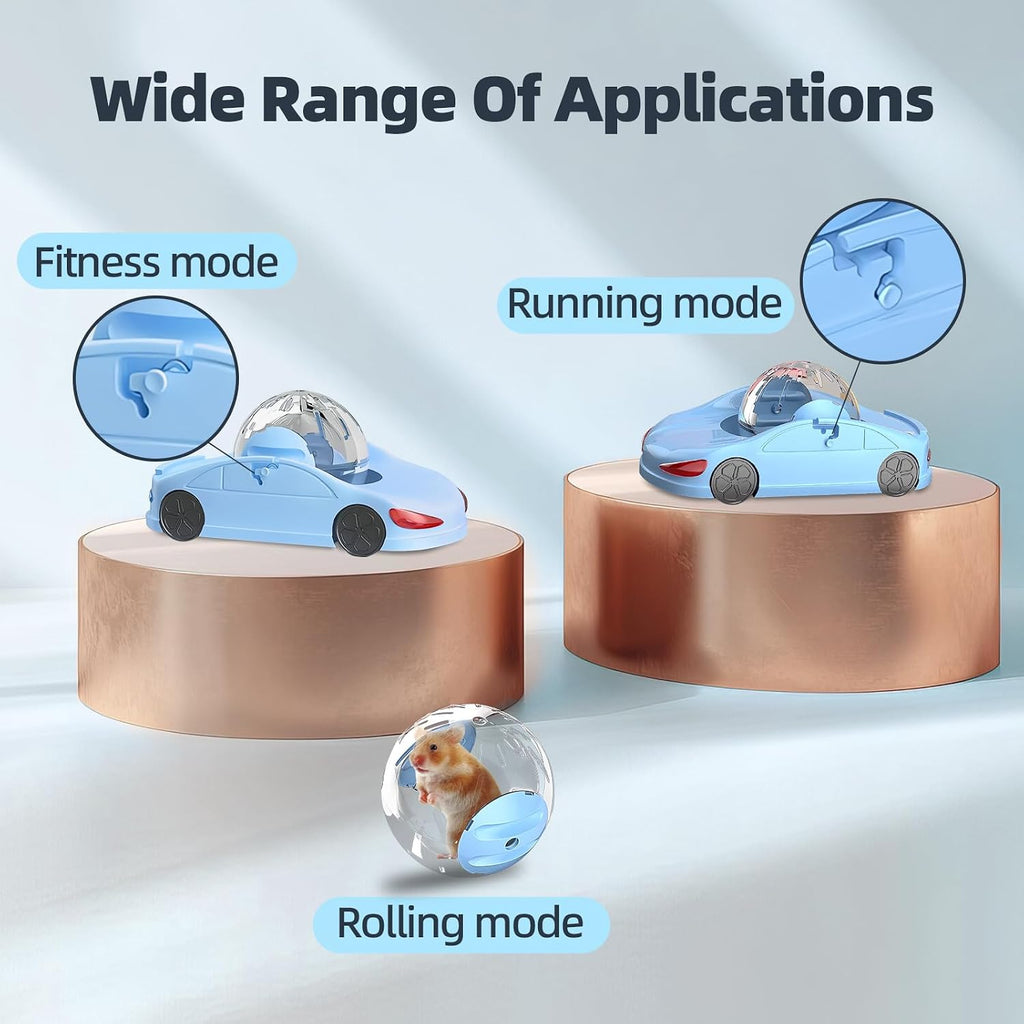 Silent Hamster Exercise Ball, with Ventilated Design - Safe & Durable Fitness Toy for Night Use, Non-Slip Surface &