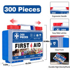 300 Piece Professional First Aid Kit, Navy Blue