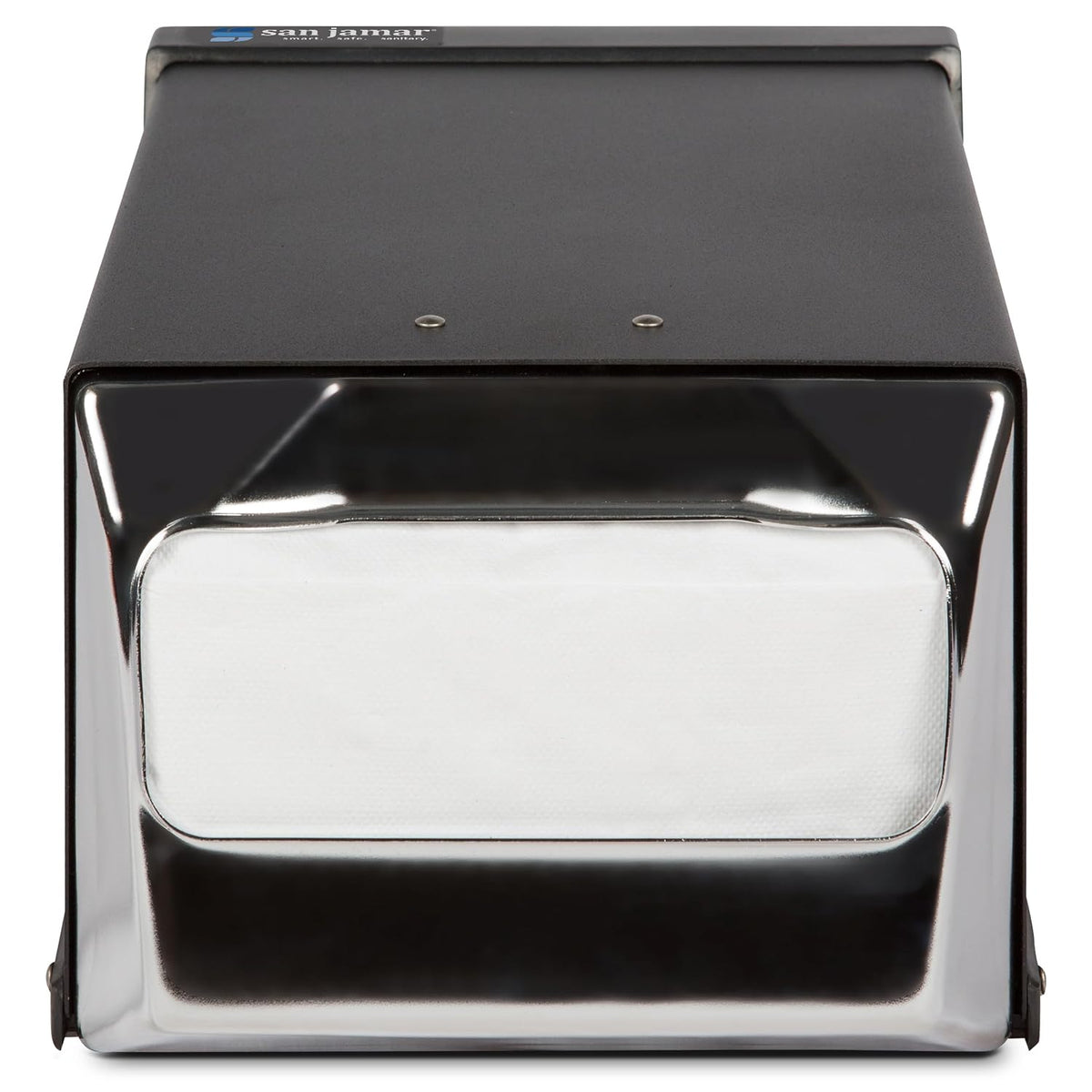 H3001BKC Countertop Napkin Dispenser, 7 5/8w x 11d x 5 1/2h, Capacity: 300 Napkins, Black