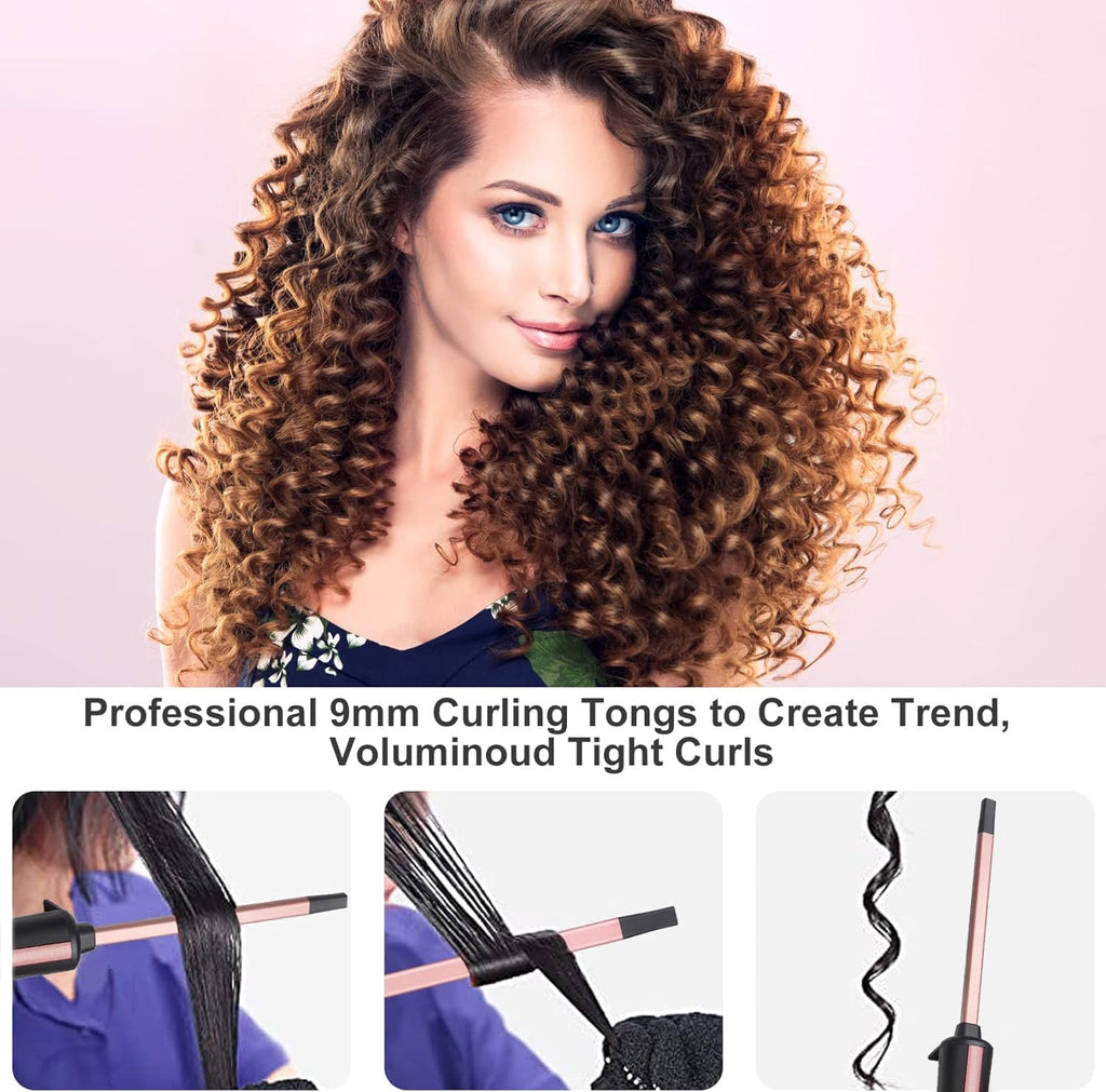 Thin Curling Wand, 3/8 Inch Small Curling Iron Wand