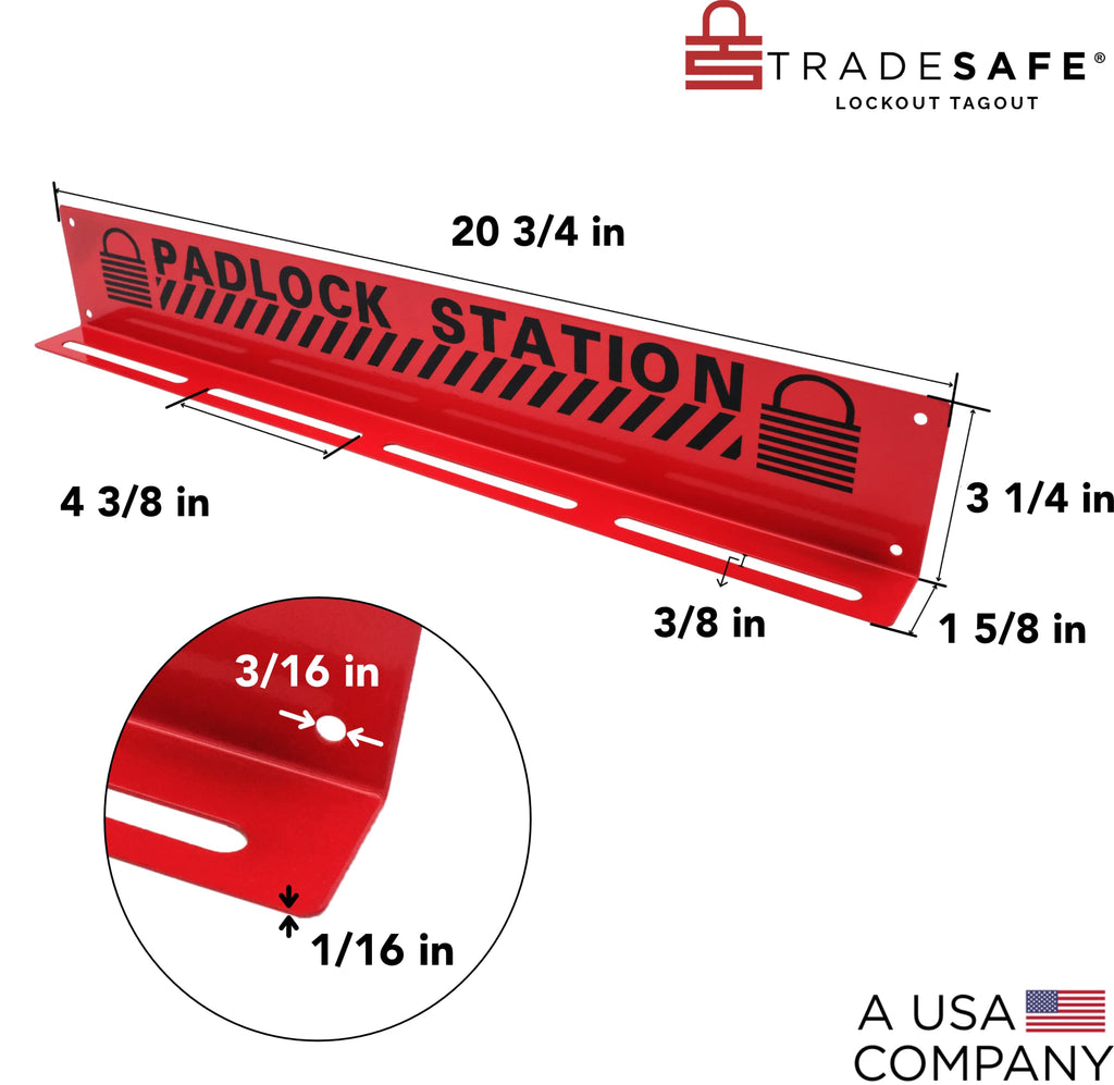 Lockout Tagout Locks Station with 20 Loto Locks Keyed Different