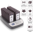 Restaurant Pager System, 16 Pagers, Wireless Paging System