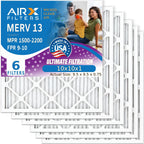 10x10x1 Furnace & AC Filter MERV 13 Health 6-Pack