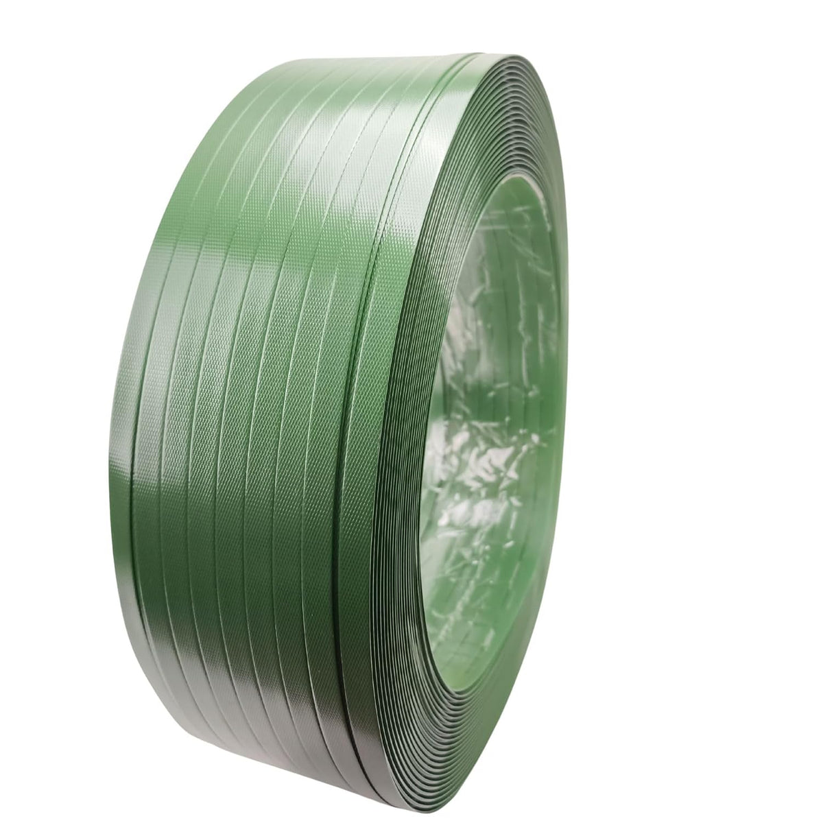 Polyester PET Strapping Roll 5/8" x 0.035" x 4000' – Heavy Duty Green Packaging Banding Strap, 1400 lbs Break