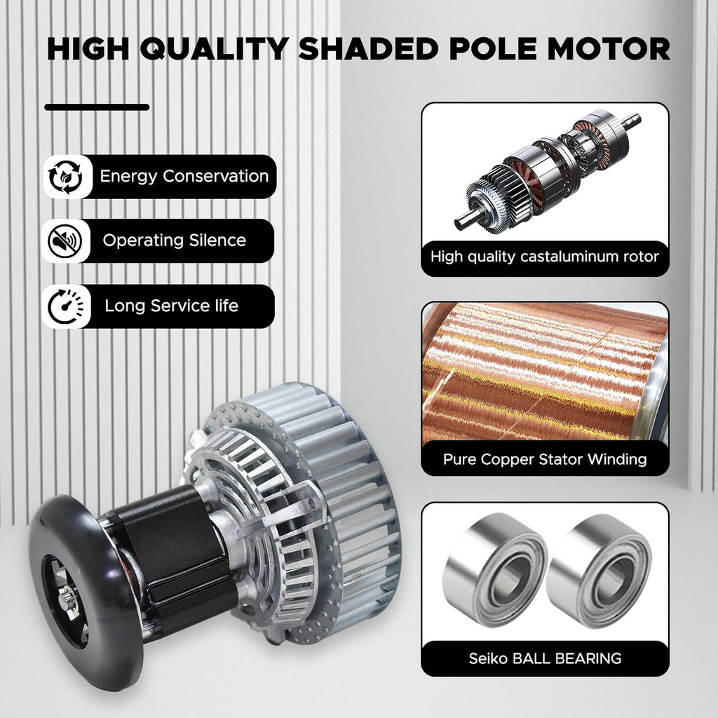 Furnace Draft Inducer Motor Replacement for York Coleman - Compatible with S1-02435329000, S1-02432085000, 024-31957-000, Fasco 7002-2941, 7002-3285