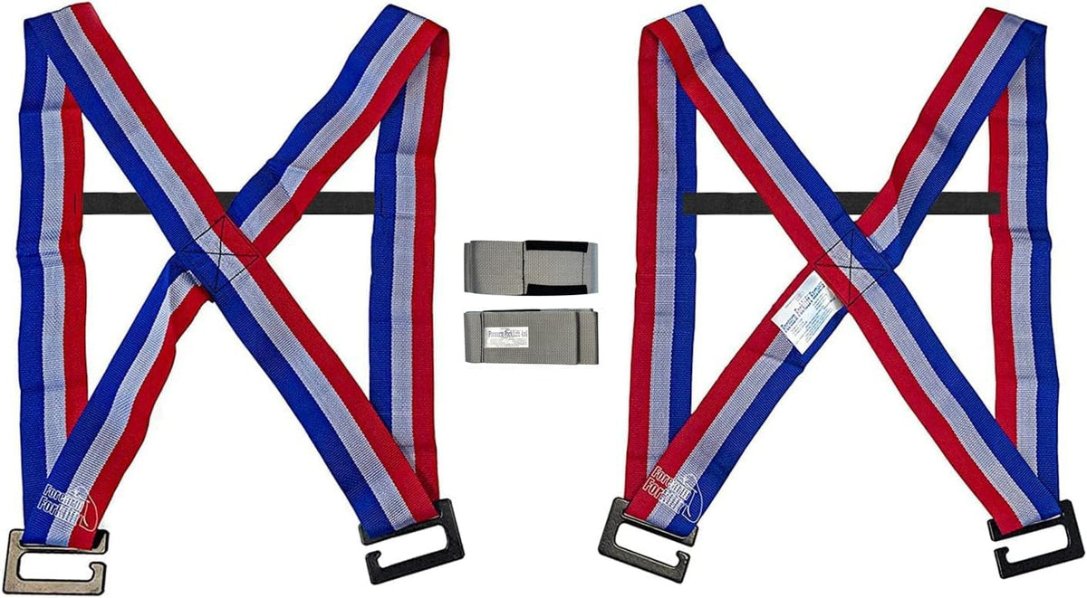 Shoulder Harness - PRO Model - Center Straps are 8" Longer + 1 More Loop Per End for 16" More Adjustability Vs Orig