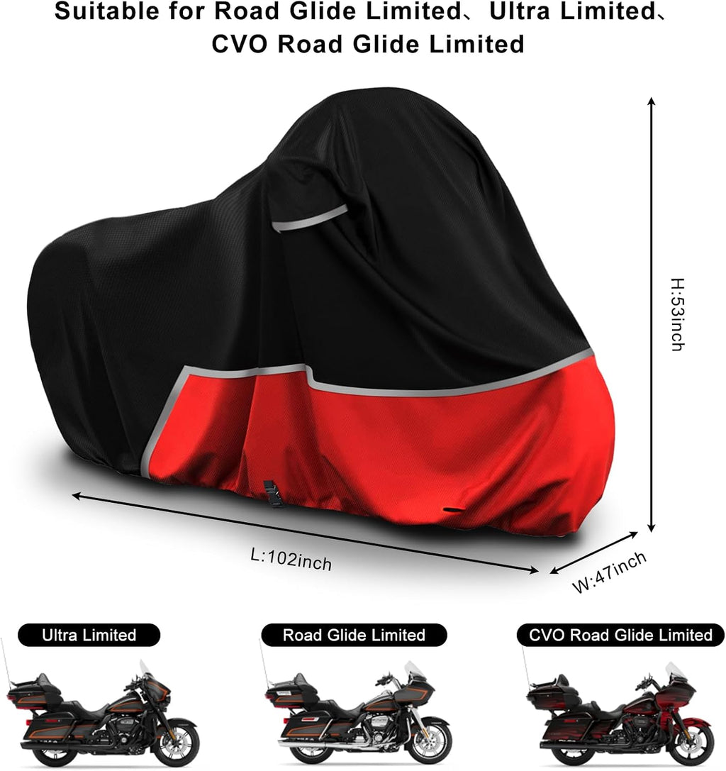 Waterproof Motorcycle Cover Replace for Harley Davidson Touring Limited